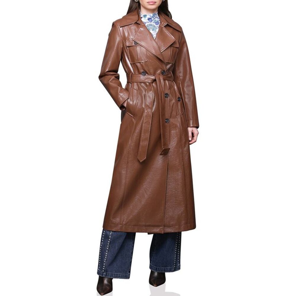 Avec Les Filles Brown Trench Coat